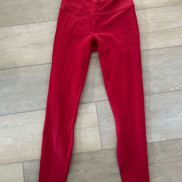Fabletics Vibrant Red Leggings - Picture 1 of 1
